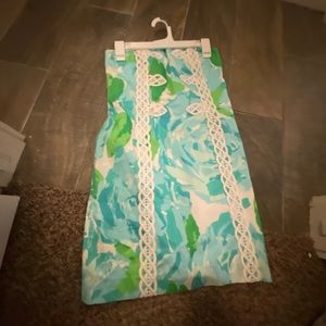 Lilly Pulitzer Strapless Dress